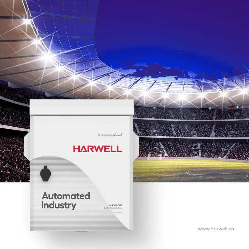 Водонепроницаемый металлический электрический распределительный ящик Harwell IP55 внешний холоднокатаный стальной электронный