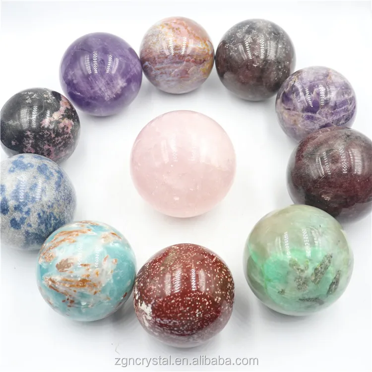 Robin Crystal  rose quartz dream chevron amethyst fluorite quartz crystal sphere balls for sale