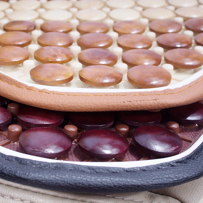 comfort cooling seat breathable wood car seat cushion customized wholesale wooden car seat cushion