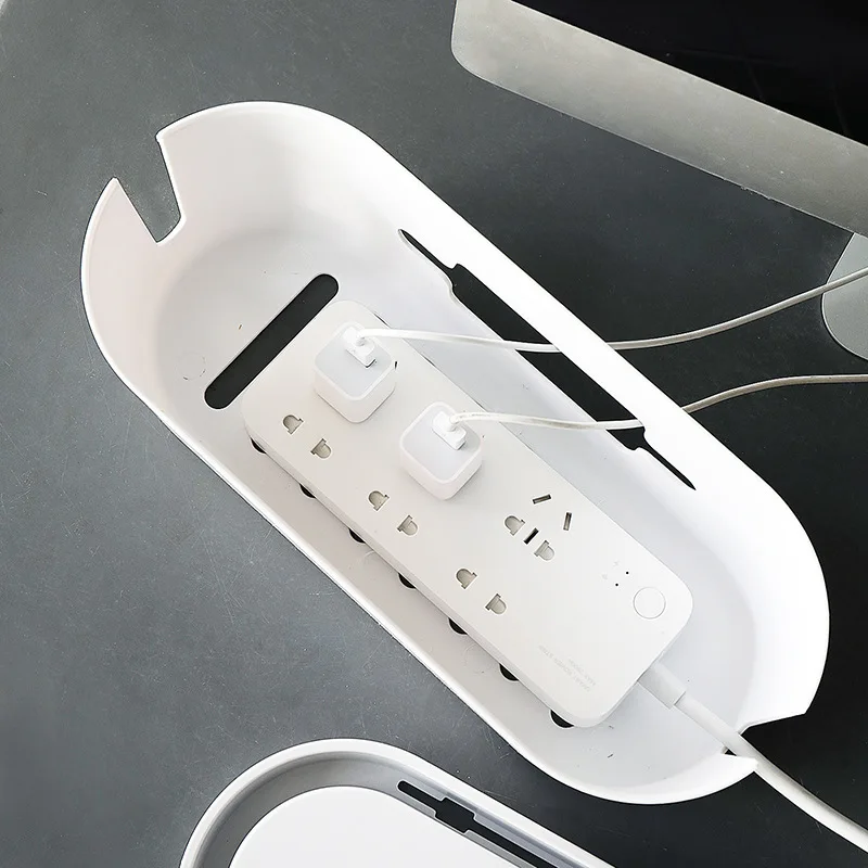 Electrical Power Strips Plug Socket Cable Wire Cord Collection Management Organizer Storage Box