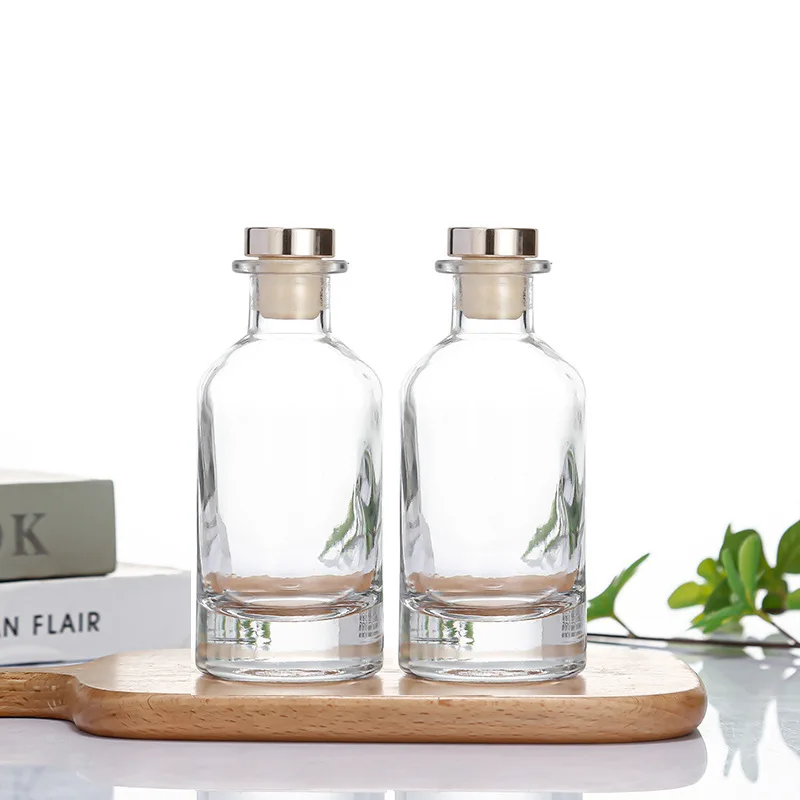 180ml Empty New Round Shape Glass Perfume Aroma Oil Perfume Bottles With Sticks