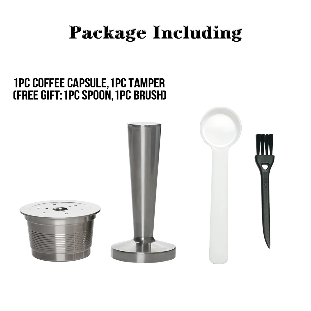 1 капсула для кофе из нержавеющей стали