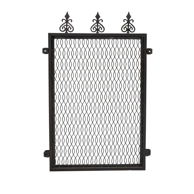 aluminum easily assembled pvc privacy strip solar lights portable doha garden fence mesh panels gates