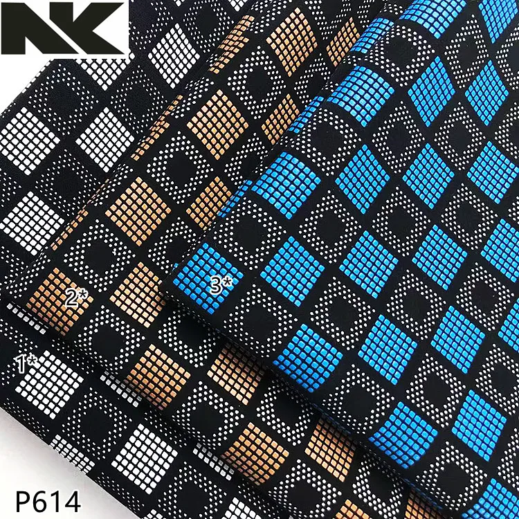 P614 Special Diamond Pad Cuero Flannel Material Multi Color Plaid Printing Faux Leather Sheets Shoes Luggage Craft Accessories