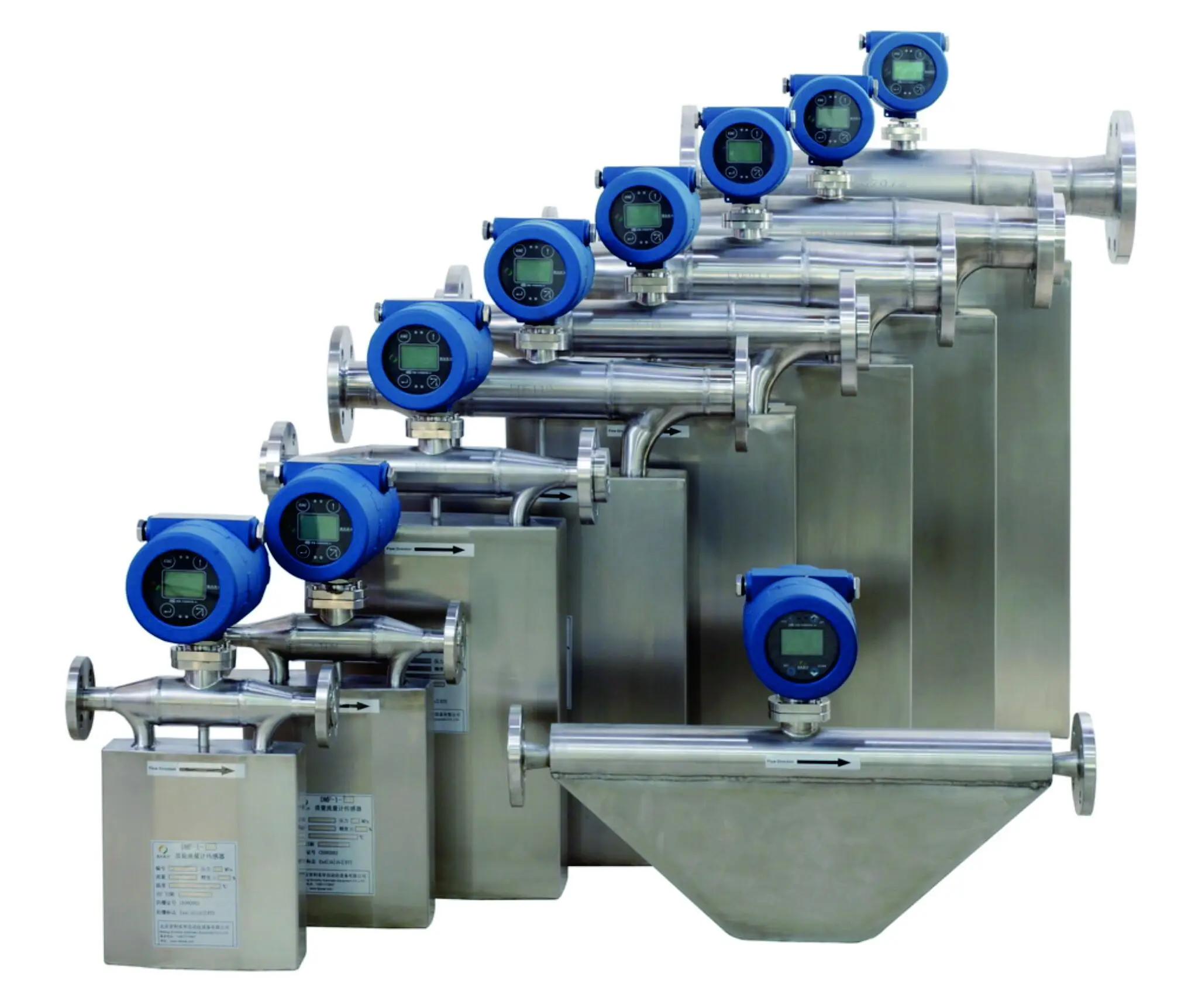 ATEX explosion proof High Temperature Handheld Portable Ultrasonic Flowmeter for movable top loading skid-mounted system