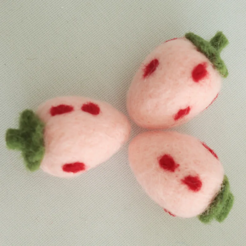 multifunctional Rabbit Needle Felting Felt Ball Animal Shapes cute toys plant gift festival home decoration