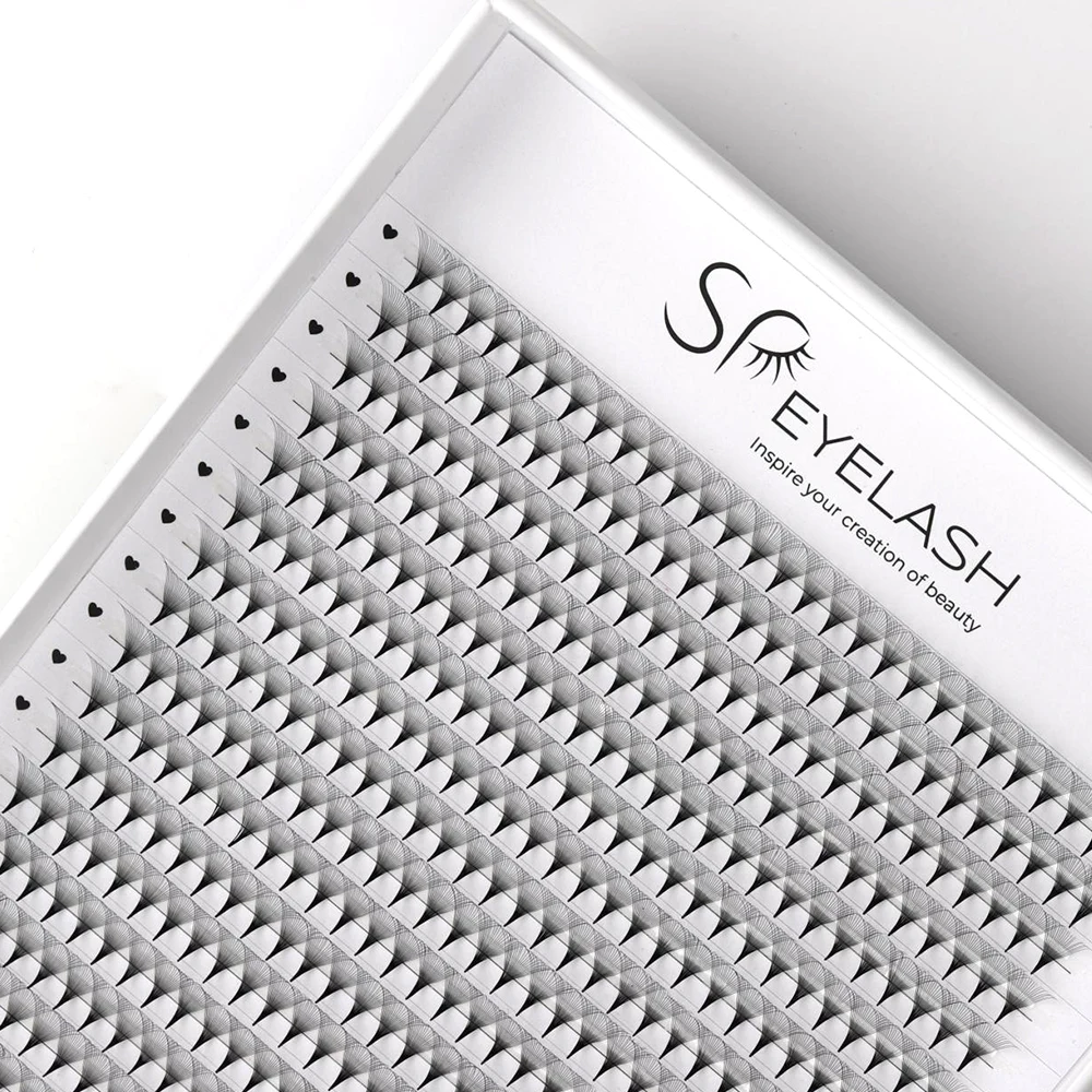 SP EYELASH Ultra Speed 3D 6D 10D 20D Super Fans Point Base Promade Russian Volume Lashes  8-18MM Wispy premade lashes