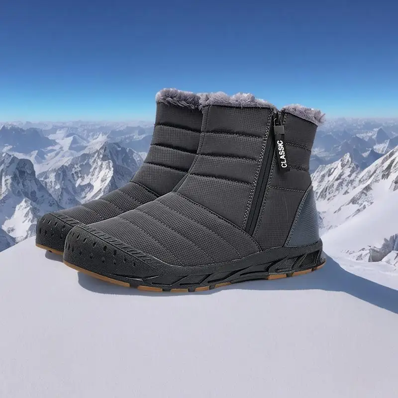 Size 36-46 Winter Non-slip Classic Design Waterproof Snow Boots Warm Outdoor Sneakers Adult Cotton Fabric Canvas Winter Shoes