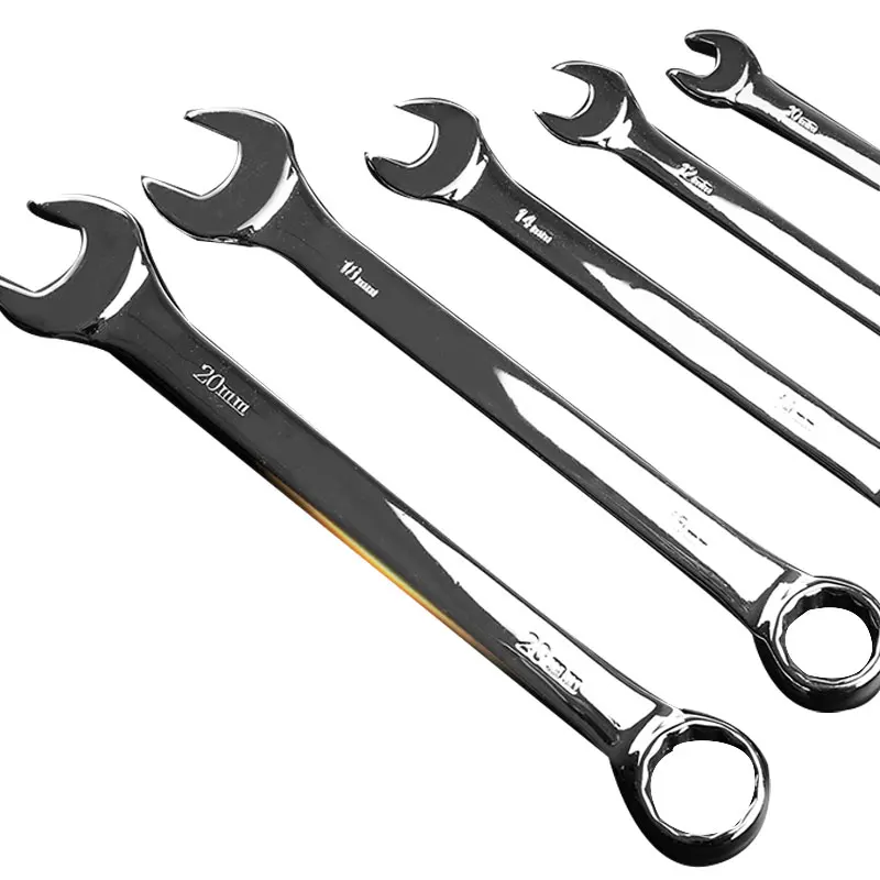 EVERTE Mirror Appearance Wrench 6~32mm High Quality Carbon Steel Dual-Purpose Torx Open Metric Wrench