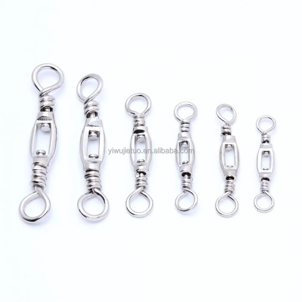 100% High Strength Copper Fishing Ball Bearing Swivel Copper Connectors Strong Solid Welded Rings