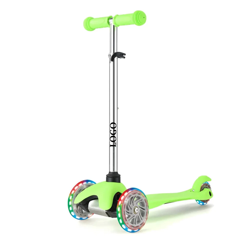 Cheap Price Kick Scooters Kids PU Wheels LED Light Outdoor Activities Children Foot Scooter