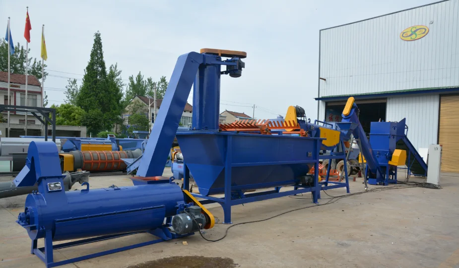 PP PE pipes plastic barrels Recycling Line PE PP Bottle Crushing Recycling Plant LDPE Washing Plastic Recycling Machine