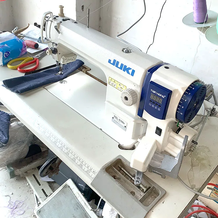 used Juki 8100e with direct drive servo motor  Lockstitch sewing machine