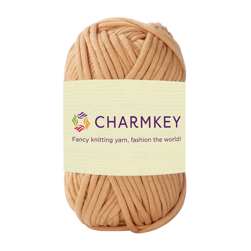 Charmkey Лучшая цена мягкая 50 г 32% нейлоновая причудливая хлопчатобумажная пряжа для ручного вязания и