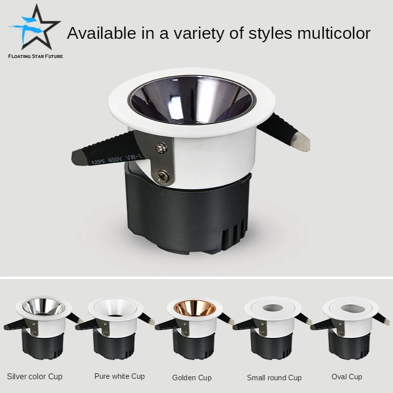 High Quality Indoor Energy Saving Round Ceiling  Recessed Led Downlight