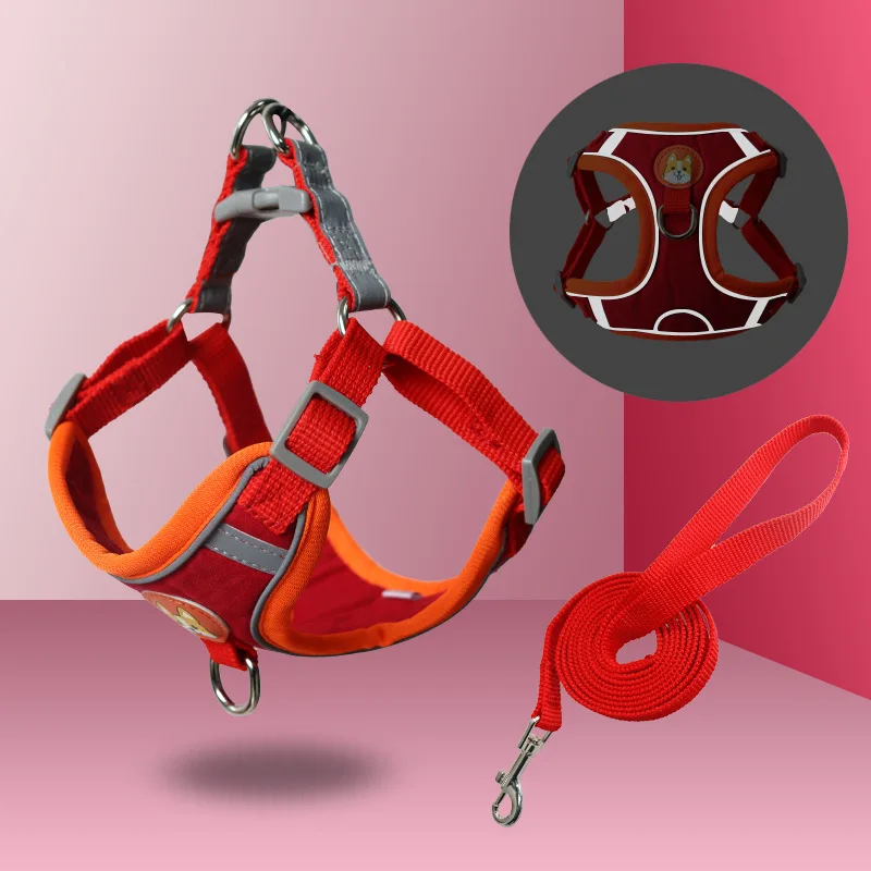 dog harness leads light up front range butterfly dog harness oem