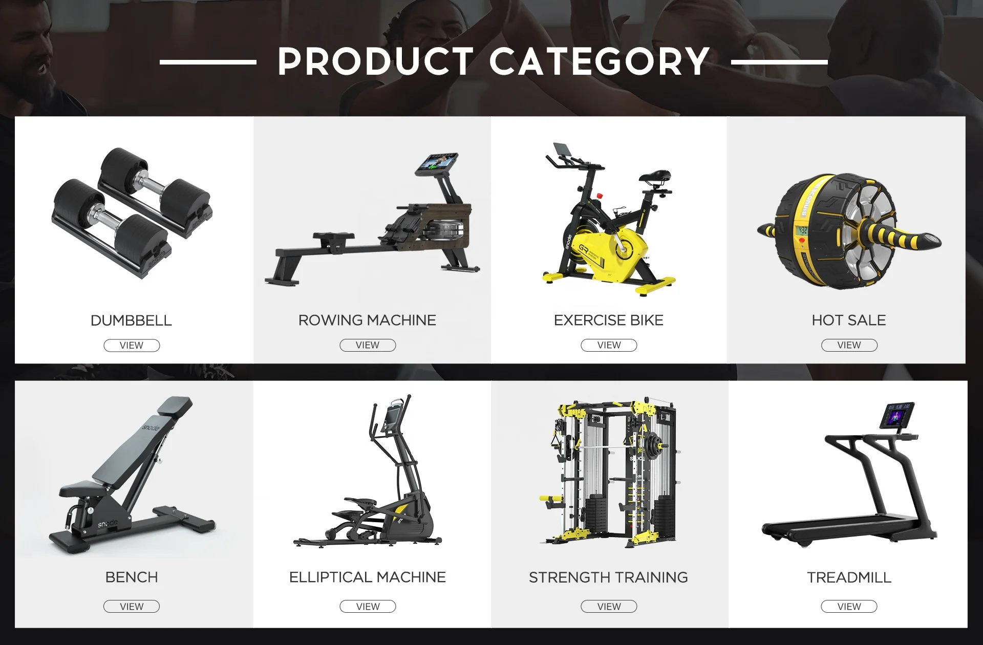 SNODE AD80 Dumbbell fittings Hollow Base Gym Equipment Set With Stand For Male Model With  Gym Home Hot Sales