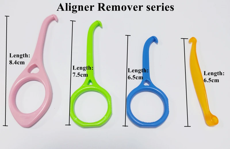 Short Dental Orthodontic Care Easy to Remove Tool  Aligner Plastic Remover