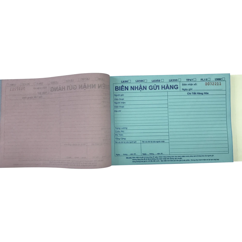 Manufacturer hot sale bill invoice book carbonless paper customprinting  carbonized paper for invoice book