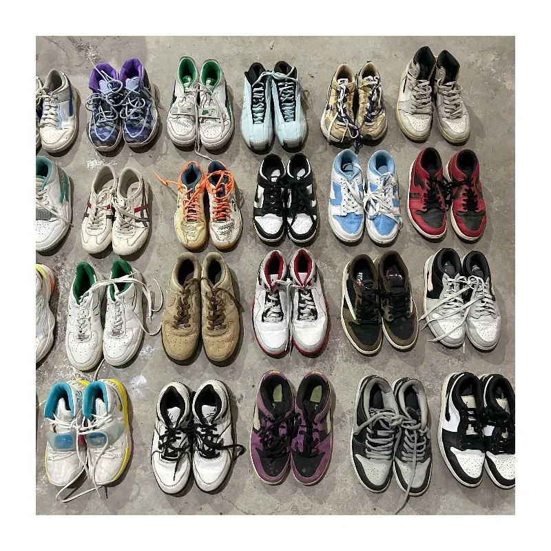 S05 used shoes for men second hand branded basketball sports running shoes sneakers in bales