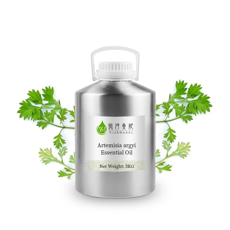 Organic pure Chinese mugwort Ay Tsao Wormwood leaf oil folium artemisiae argy oil in bulk