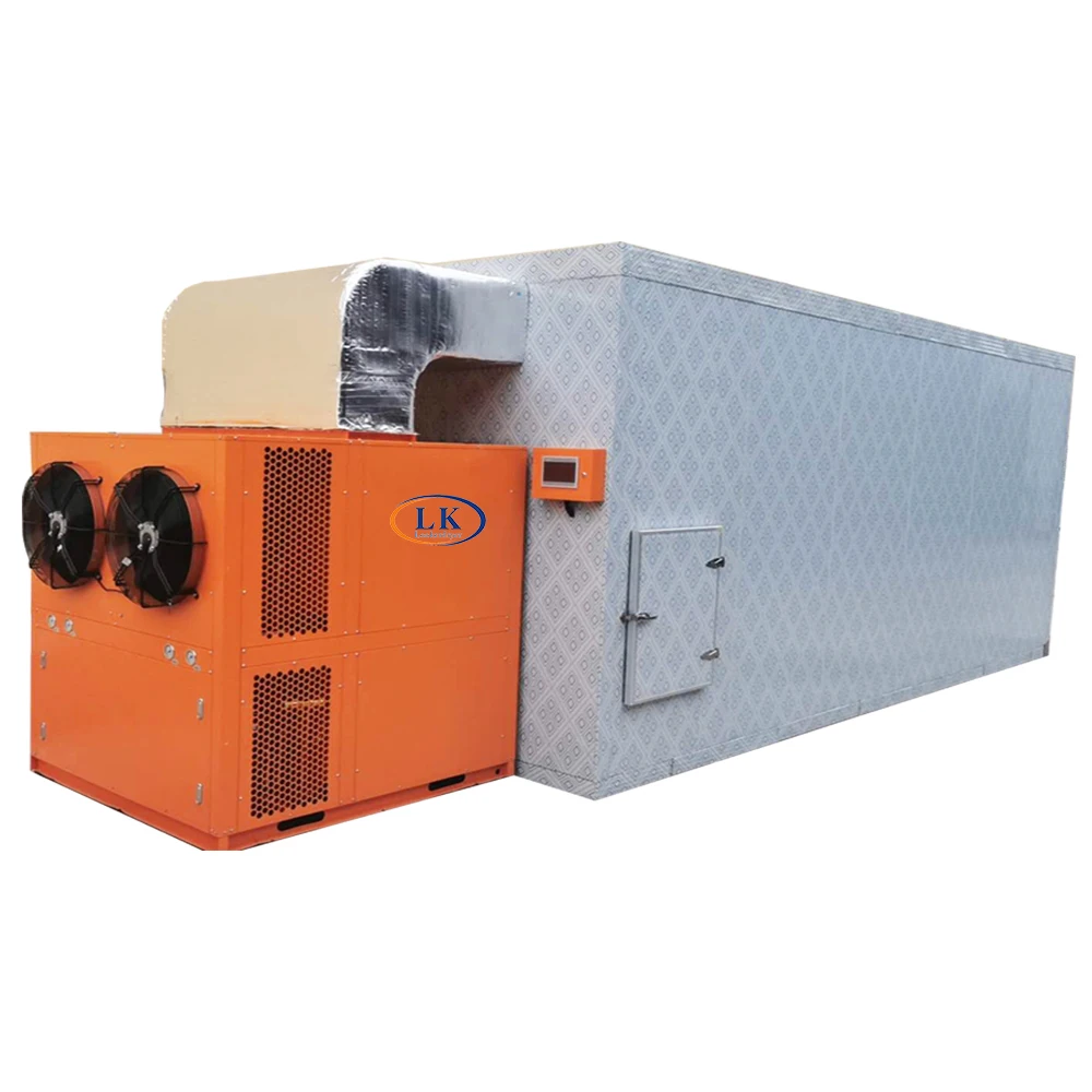 PLC Touch Screen heat pump fish dryer fish dehydrator carp dryer