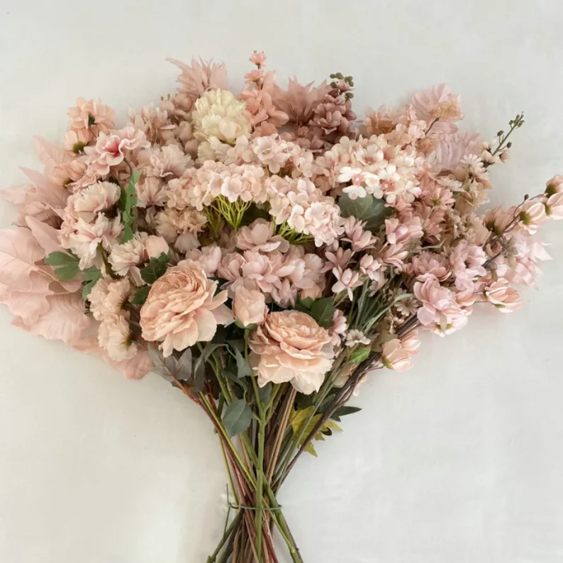 Wedding Centerpieces & Table Decorations Artificial Silk Flower Branch Pot Rose Runner Backdrop Flowers Arch Wall Plants Outdoor