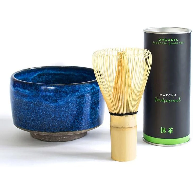 Wholesale Matcha Whisk Set Traditional Matcha Tea Bowl Kit Custom Gift Box and logo