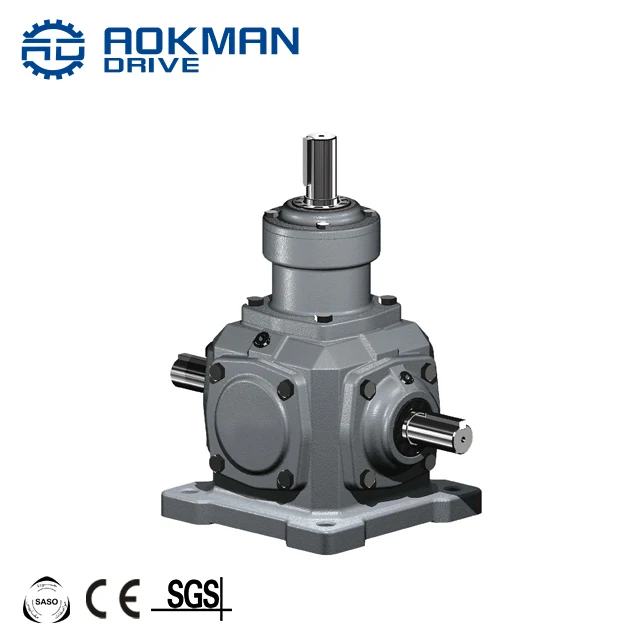 0.014~335kW T Series Electric Motor 90 Degree Bevel Gear Reducer