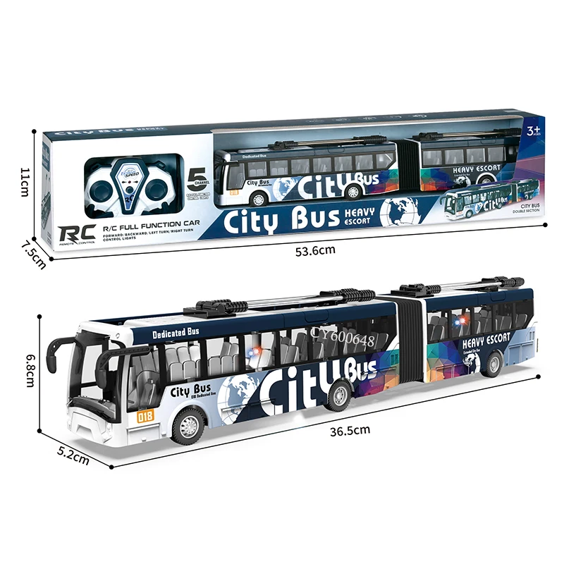 1:32 Scale RC School Bus Remote Control Bus Simulation School Bus Toy RC Vehicles With LED Light And Music For Kids