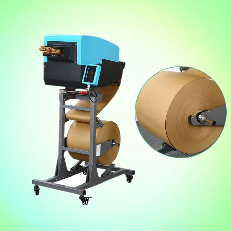 
 Manufacture paper cushion system automatic kraft paper cushioning pad machine paper cushion making machine  