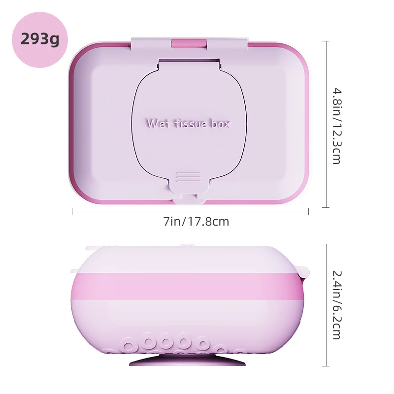 Waterproof Silicone Tissue Box Holder Desktop Tissues Napkin Storage Container Paper Towel Dispenser Case