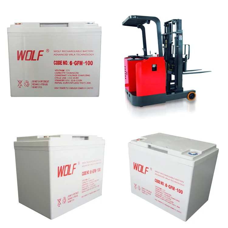 6-GFM-100 gel deep cycle lead acid 12V 100AH battery for electric stacker
