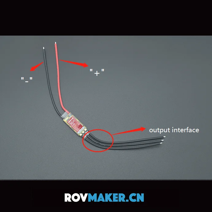 Rovmaker 30A Self Starting Electric Modulation ROV Brushless Motor Drive Board Electronic Speed Controller ESC