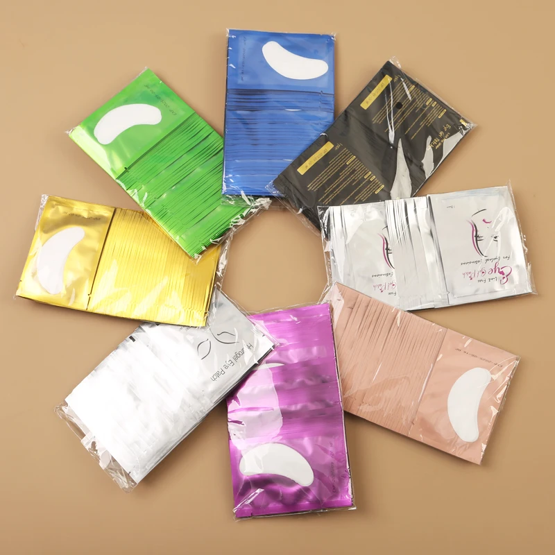 IRISMANLI 50pcs/bag hydrogel Stickers Patches For Eyelash Extensions Eye Patch Under Eye Pads