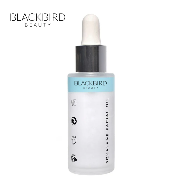 Wholesale Custom Men Women Moisturizing Massage Infused Facial Oil Balance Nourishing Squalane Face Oil