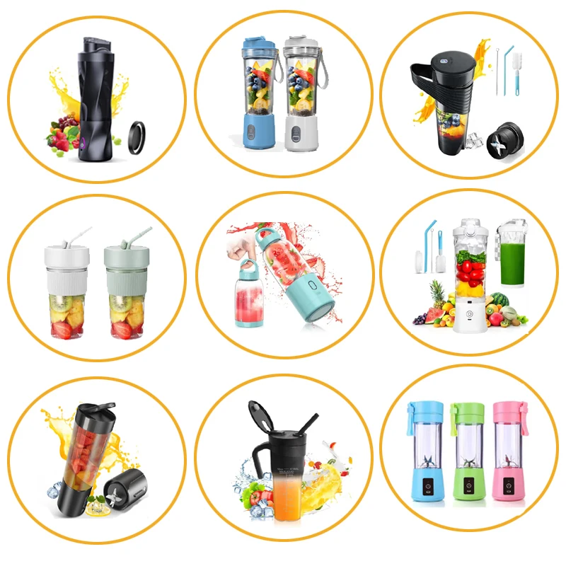 Professional Small Electr Magic Ice Crusher Blender Handheld Orange Juicer Mixer Smoothie Fruit Shake Maker Machine