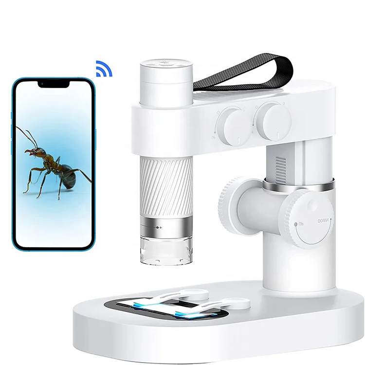 Amazon Hot Sale 400X Biological Portable Wireless Digital Microscope Kids Science Toy  for Children microorganism Observation