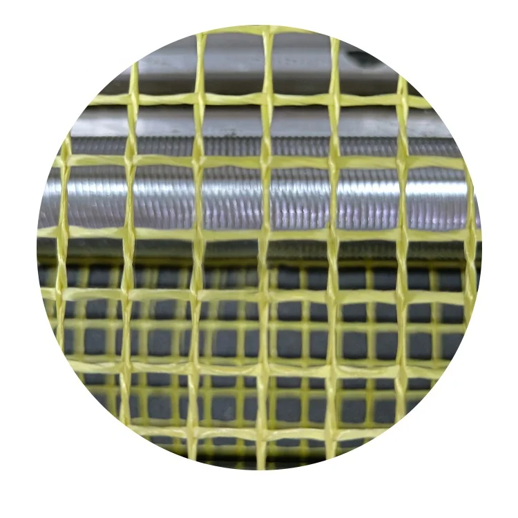 1414 Aramid Fiber Mesh Cloth 4*4 140g High Temperature Retardant Breathable Fabric For Mesh Belt Of Heating Oven With Sample
