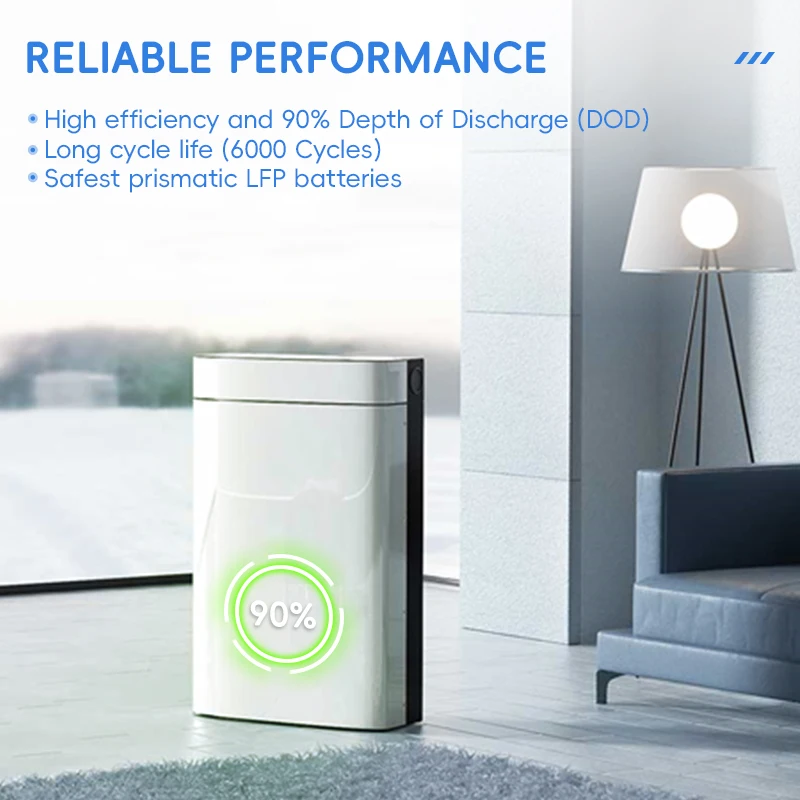 LIVOLTEK Flexible Capacity Solar Storage Battery 51.2V 5.3kWh Lifepo4 Lithium Battery With Built-In Smart BMS Protection