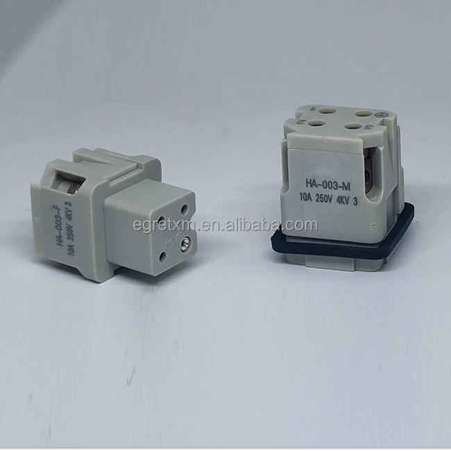 10 amperes 3pin + PE same as Harting Heavy Duty Connector