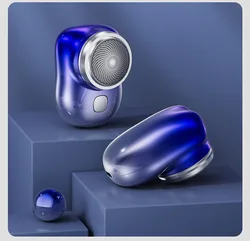 New Arrival Pocket Trendy, Mini Face Shaver Six Foil Blade Razors Rechargeable Mini Portable Men Electric Shaver/