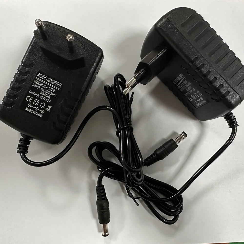 Светодиодный адаптер 220 В в DC12V пластиковый корпус 5 блок питания 24 Штекерный преобразователь 2А
