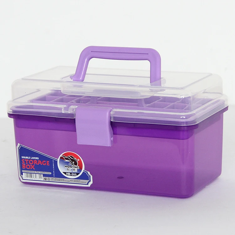 2 layer fashion DIY assembly stacking plastic turnover storage box used in family household items