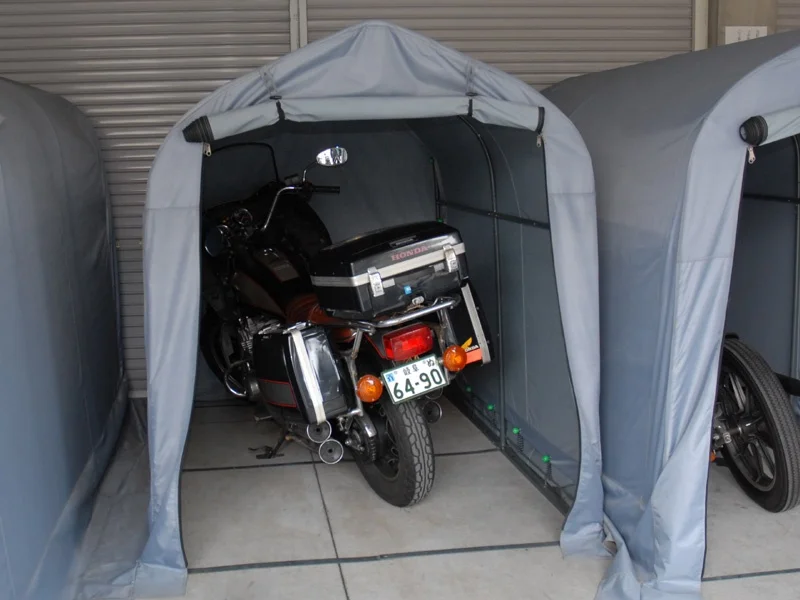 Backyard Storage Shelter , Motorcycle Shelter