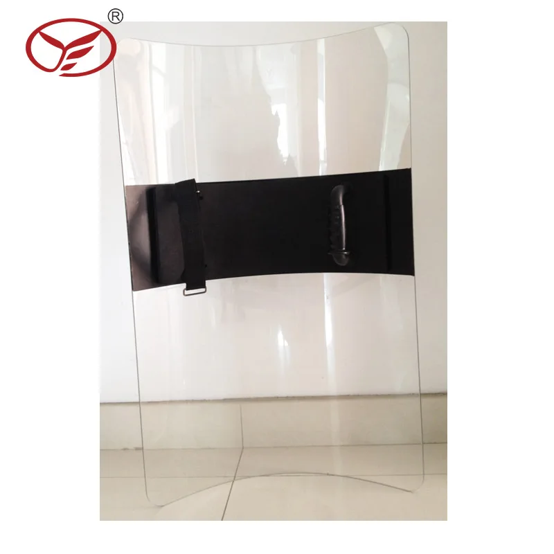 PC anti impact rectangular transparent shield