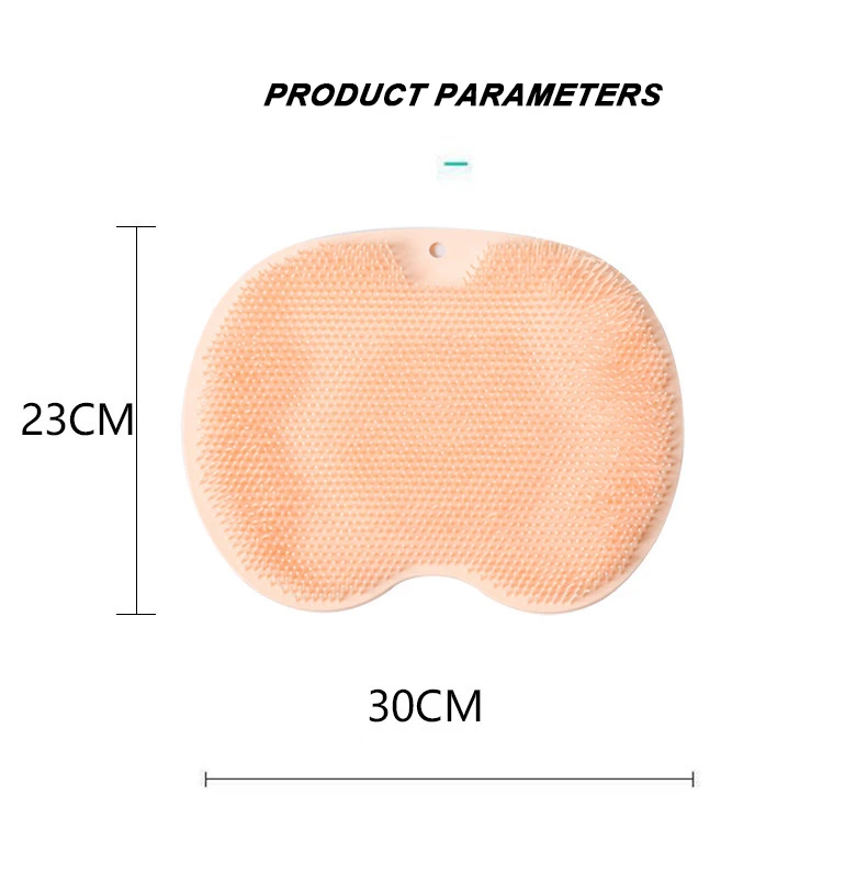 Foot care cleaner remove dead skin mat bath exfoliating back scrubber wash skin massage dry silicone body scrubber