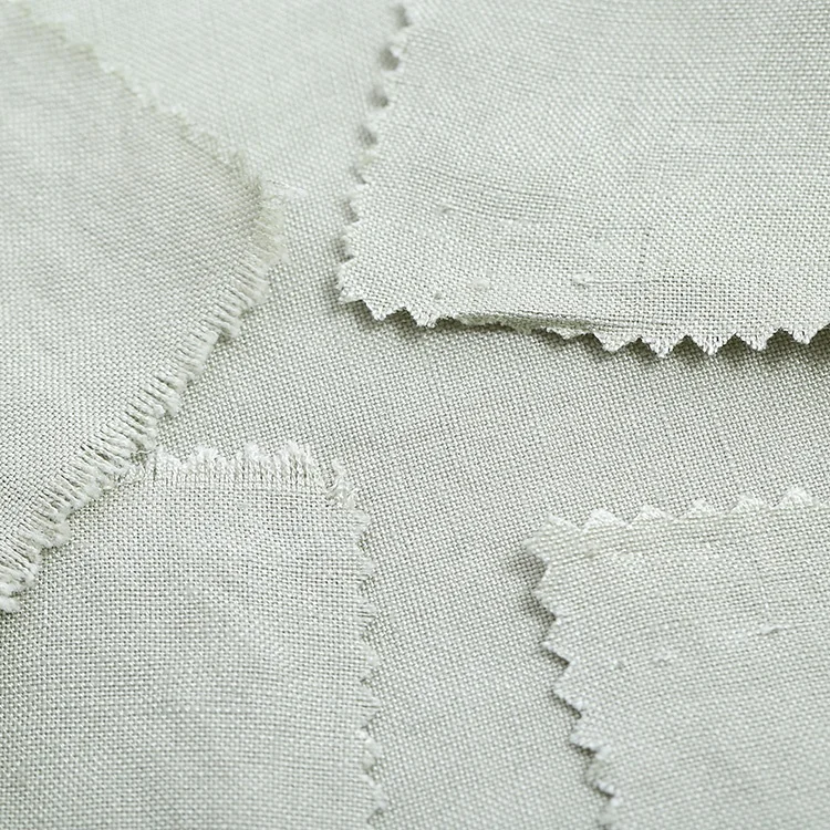 High Quality Custom 57% Linen 43% Rayon Soft Comfortable Sofa Plain Tri Blend Fabric