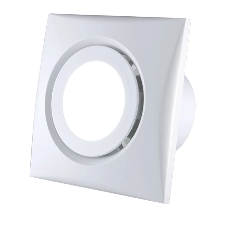 4 5 6 8 inch Portable Bathroom Ventilation Duct Fan With LED Light Wall Window Mount Exhaust Fan