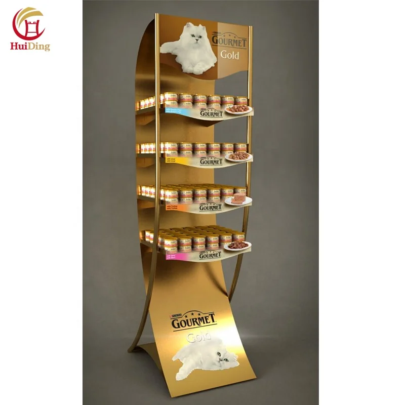 Customized Store Retail Soft Drink Snacks Food Metal Display Rack Water Bottle Beverage Potato Chips Display Stand